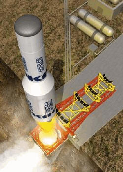 Kistler Aerospace K-1 reusable rocket two stage