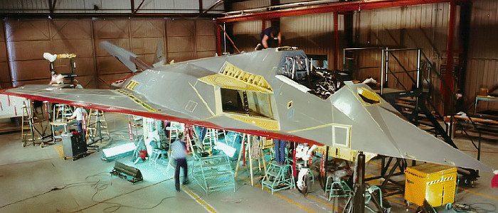 Lockheed F-117 Nighthawk stealth USAF aircraft first prototype