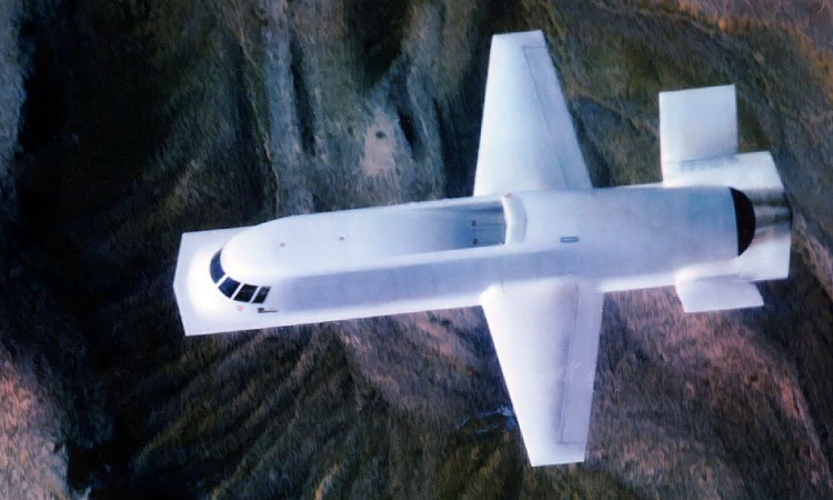 Northrop Tacit Blue stealth stealthy platform experimental secret demonstrator reconnaissance aircraft plane