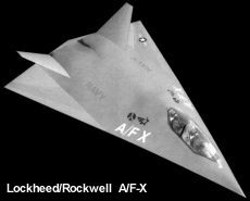 Lockheed Martin Rockwell A/F-X stealth navy fighter proposal project