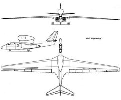 Myasischev M-67VDS reconnaissance airborne surveillance plane