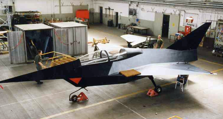 MBB Lampyridae manned fighter model 3/4 stealth