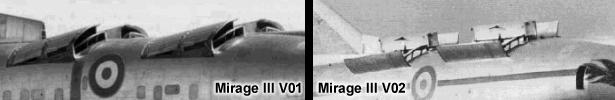 Dassault Mirage III V flaps VTOL