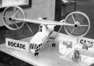 Nord Rocade VSTOL medium transport aircraft plane project