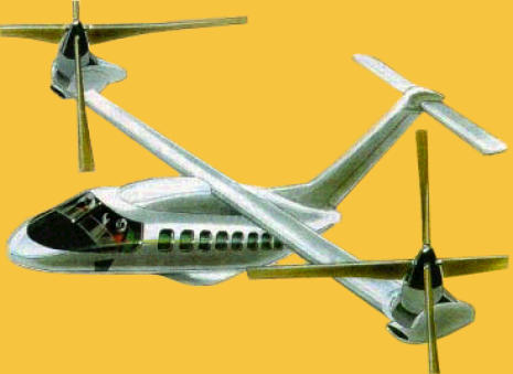 Eurocopter EUROFAR EUROTILT 2GETHER VTOL V/STOL experimental tilt rotor design aircraft plane proposal