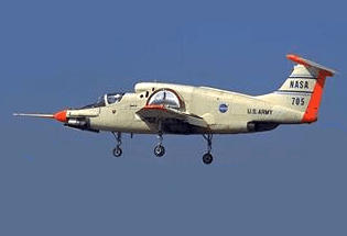 Ryan XV-5A VTOL in flight