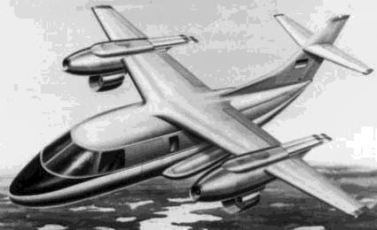 Messerschmitt Me-408 VTOL light transport plane aircraft german