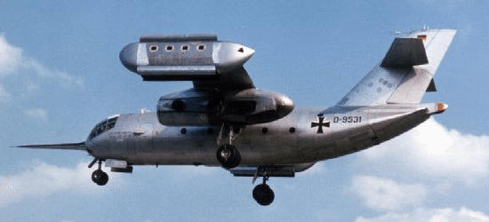 Dornier Do-31 german experimental VTOL transport aircraft plane