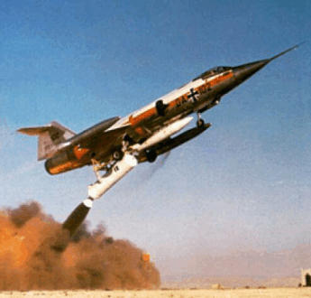 Lockheed F-104G ZELL Starfighter VTOL zero lenght launch german project