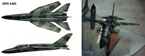 EWR A400 A 400 VTOL STOL V/STOL project fighter program proposal