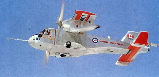 Canadair CL-84 VTOL experimental plane aircraft