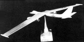 Bell X-16 spy reconnaissance plane aircraft model mock-up