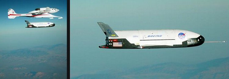 Boeing DARPA X-37 ALTV free fight air launch test USAF