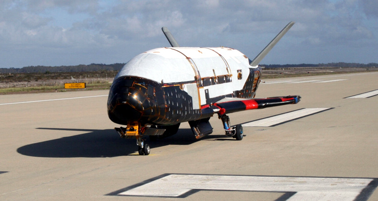 Boeing USAF X-37B OTV-1 space vehicle plane demonstrator orbital