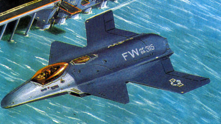 McDonnell Douglas tailess fighter X-36 predcessor