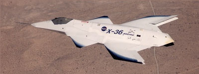 X-36 experimental model fighter tailess McDonnell Douglas NASA Ames program x-plane 