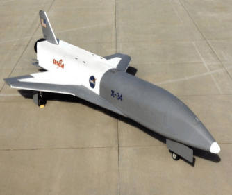 OSC X-34 experimental shuttle