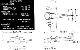 X-14C Bell Aircraft three engines