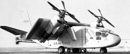 Hiller tilt wing STOVL X-plane X-18